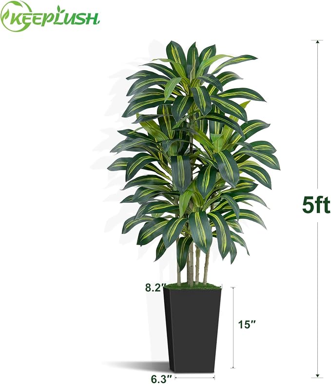 5FT Artificial Dracaena Tree - Image 3
