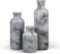 Resin 3 Piece Decorative Vase Set, Mantel and Shelf Decor. Boho Style Vases by YMXYJM