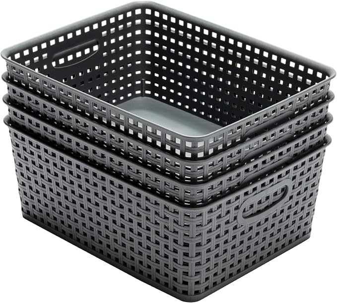 Eslite Plastic Storage Baskets for Organizing - Image 4