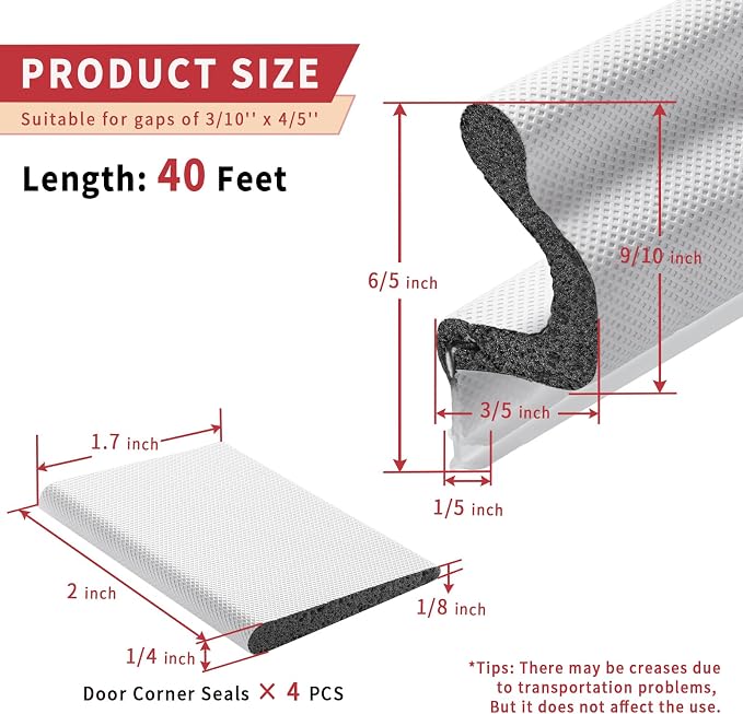 40 Feet Long Reach Weather Stripping Door Seal - Image 6