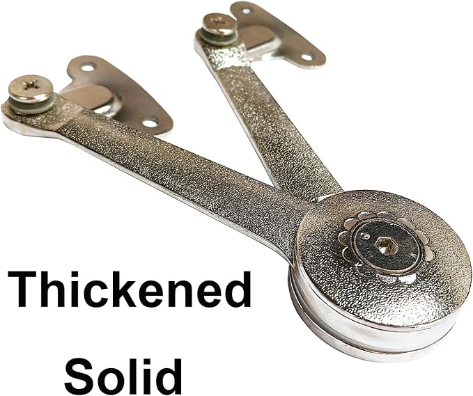 Qrity 2 PCS Adjustable Lift Up Stay Support Hinge - Image 2