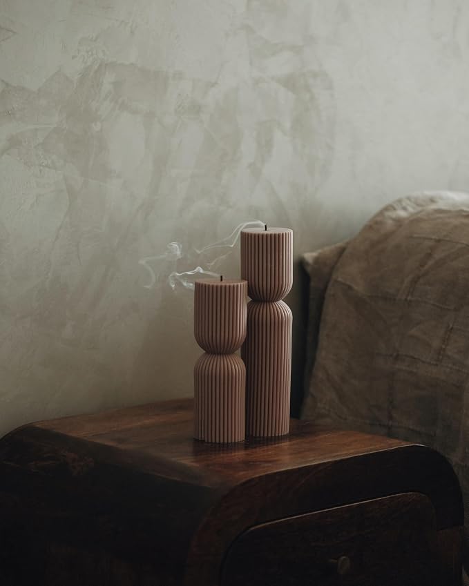 LAWA Hourglass Pillar Candle - Image 2