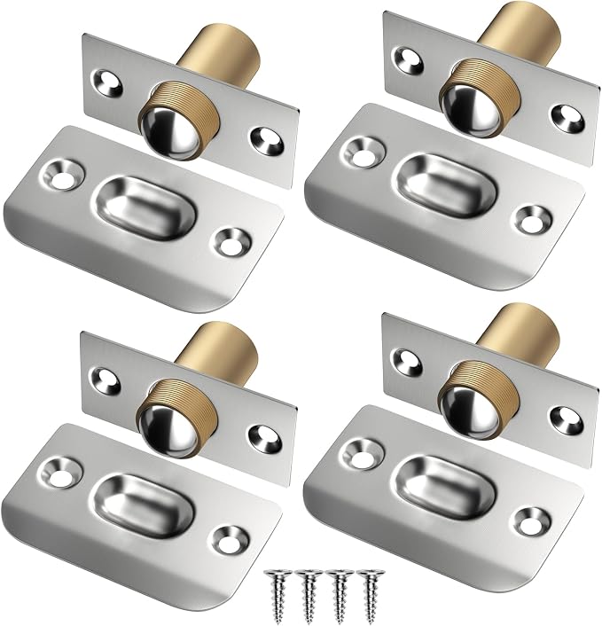 Closet Ball Door Catches for Internal Door Hardware Jiayi 4 Pack Adjustable by Jiayi