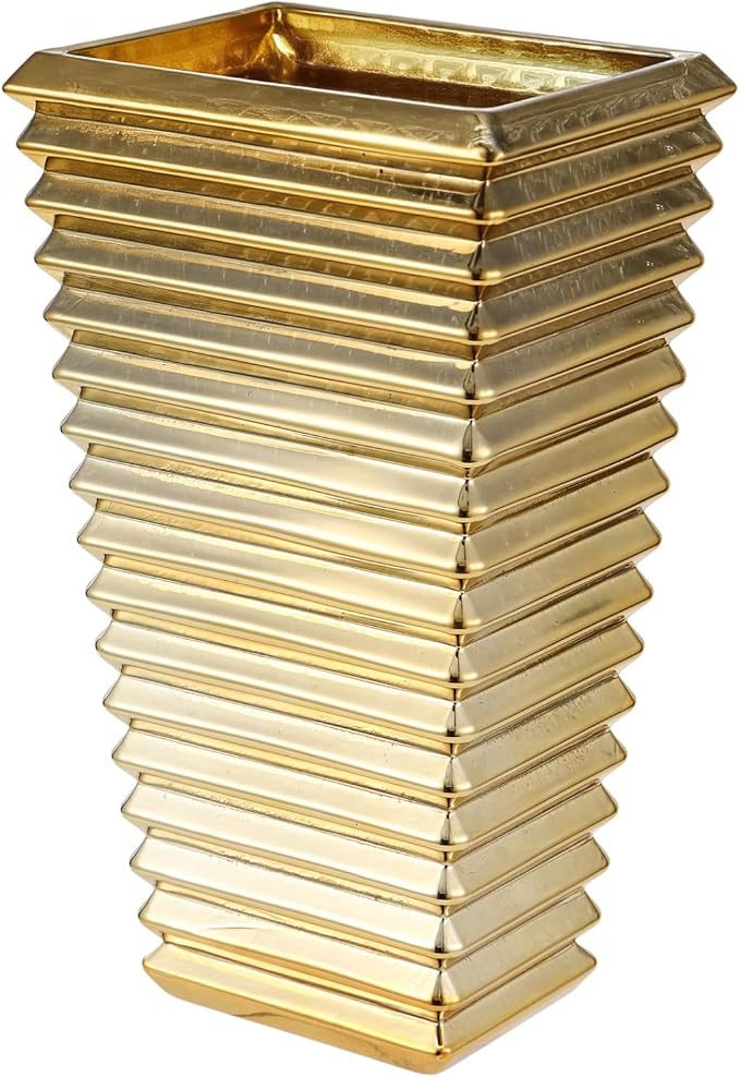 MCMCNCUIU Crystal Glass Vase, Large Crystal Vases by MCMCNCUIU
