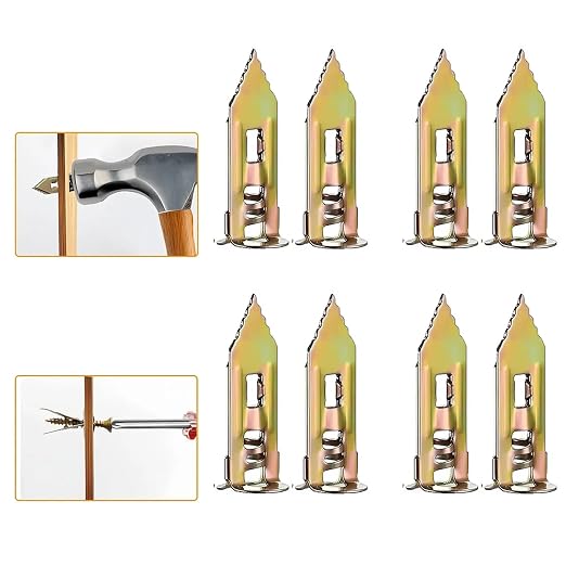 12x30mm Drywall Anchors 100 PCS, Galvanized Expansion Metal Wall Anchor Sleeves by Unknown