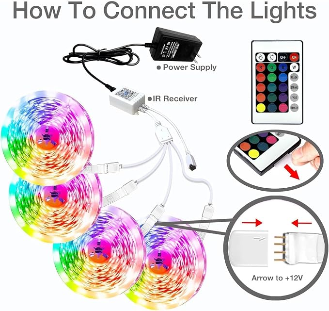 dalattin Led Lights for Bedroom 400ft, Smart Led Strip Lights - Image 5