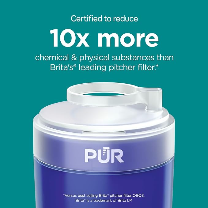PUR Plus Faucet Mount Replacement Filter 4-Pack, Genuine PUR Water Filter - Image 4