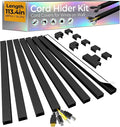 113.4in Cord Hider Kit, Cord Covers by Wuitaouy