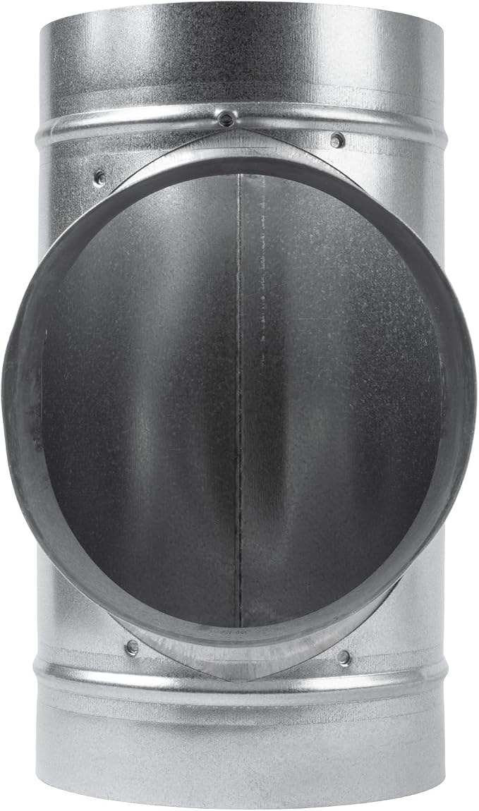 90° Degree Ø6 x 6 x 6 Inch T Shape Duct Splitter - Image 9