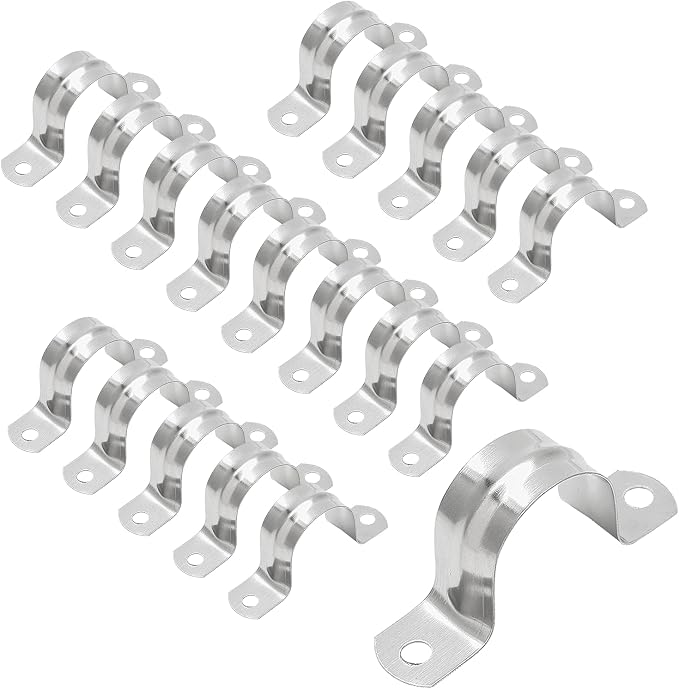 Bonsicoky M32 Rigid Pipe Strap, Stainless Steel, 0.71" Width, by Bonsicoky