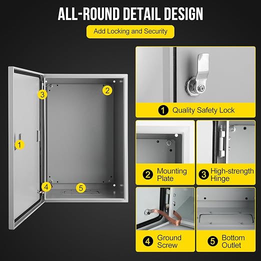 Electrical Box, IP66 Waterproof & Dustproof, Outdoor/Indoor Electrical Junction - Image 4