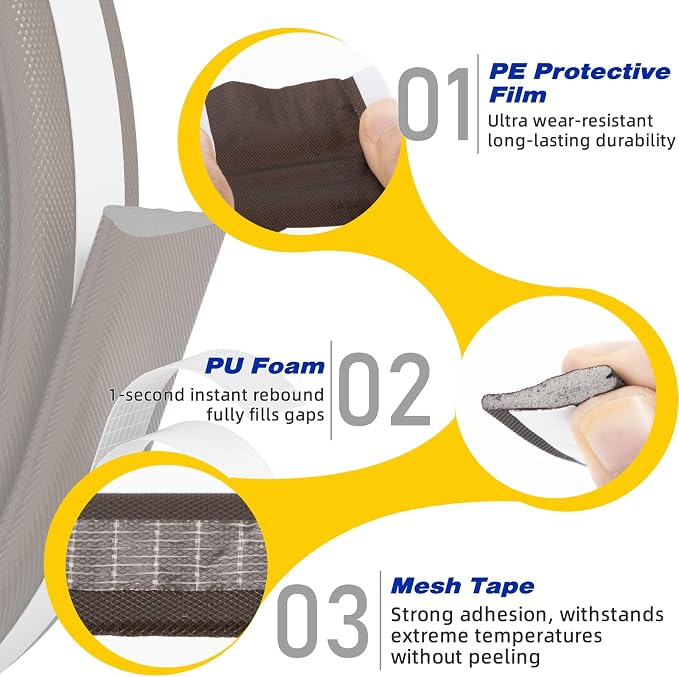 Weather Stripping Door Seal Strip - Image 3