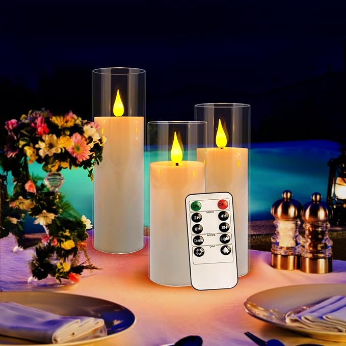 24 Pcs Acrylic LED Flameless Candles - Image 6