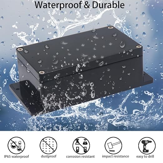 Junction Box IP65 Waterproof ABS Plastic Electrical Project Case Power Junction - Image 6