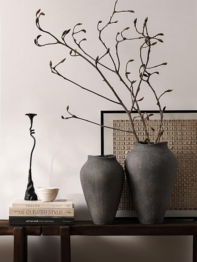 Ceramic Vase - Large 11.8 Inch Tall Floor Vase - Image 6