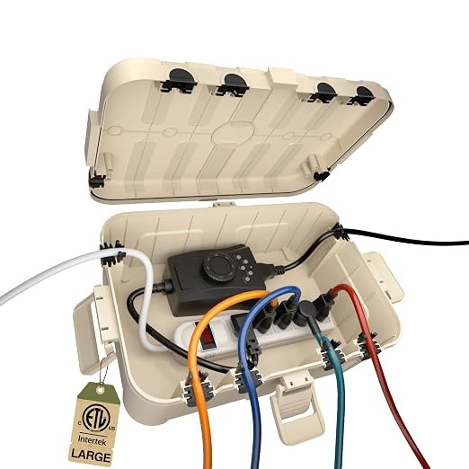 Large Outdoor Electrical Box Waterproof, by FLEMOON