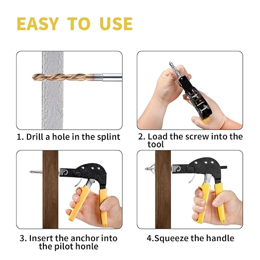 Hollow Wall Anchor Heavy Duty Zinc Plated Steel Bolt Hollow Drive Wall Anchor - Image 3