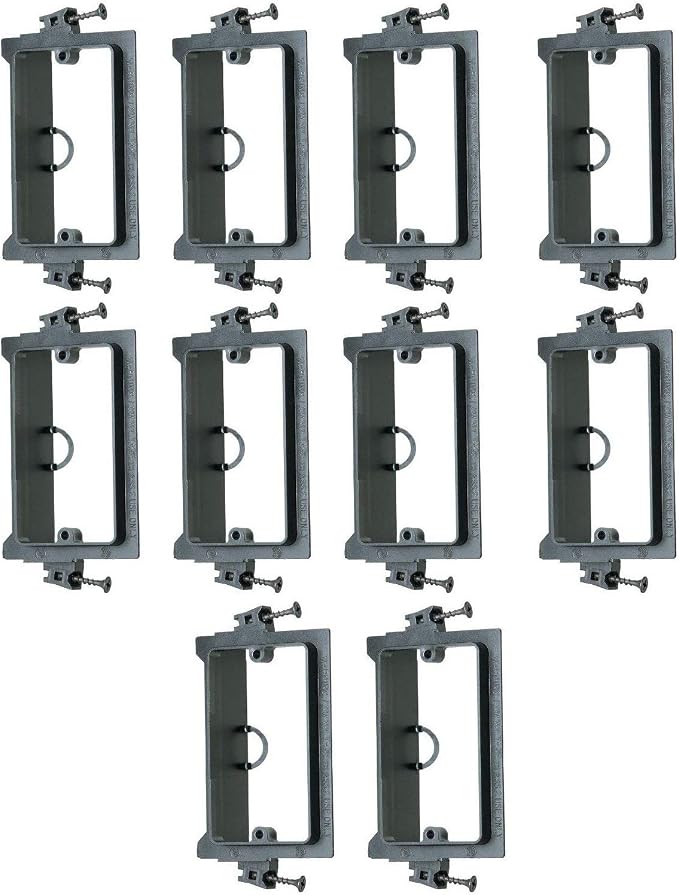 Arlington LVS1 Screw On Single Gang Low Voltage Mounting Bracket by Arlington