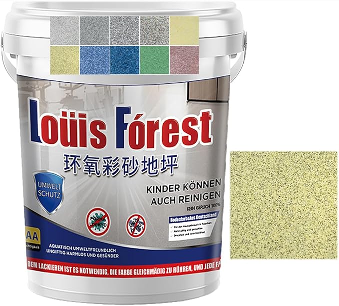 2025 New Forest Epoxy Floor Paint, Epoxy Sand Floor Paint Self Leveling by XIRUJNFD