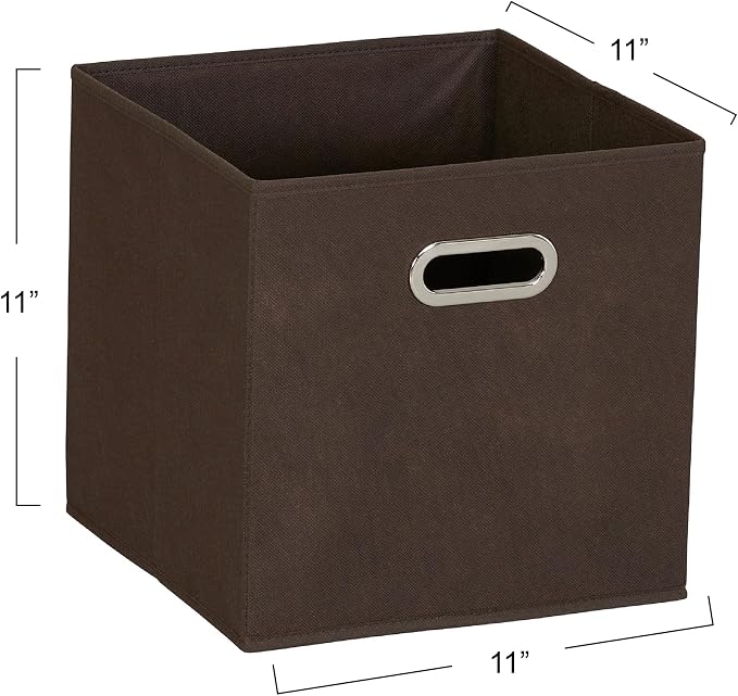 Household Essentials Fabric Storage Bins in Strong Poly‑Woven Fabric - Image 2