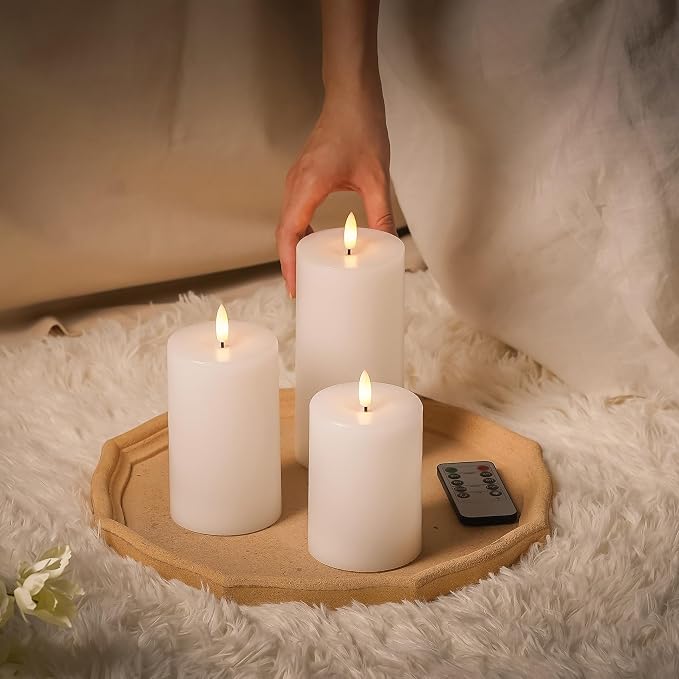Stmarry White Flameless Candles - Image 3