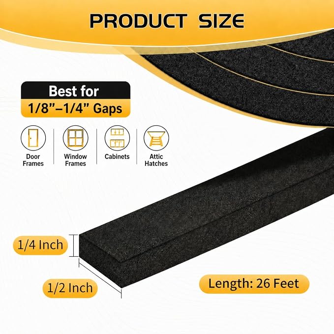 26Ft Weather Stripping Door Seal - Image 3