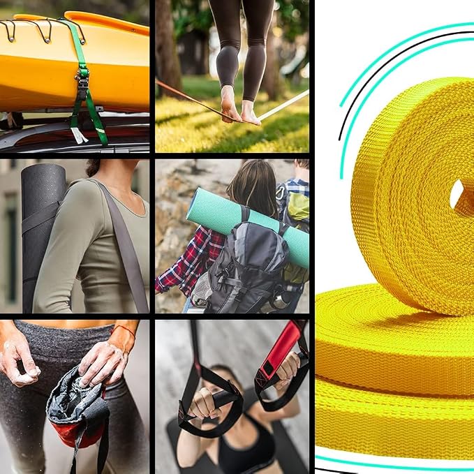 Webbing Strap, 3/4" to 2", 10-50 Yds, EDC gear, backpack repair and pet dog - Image 6