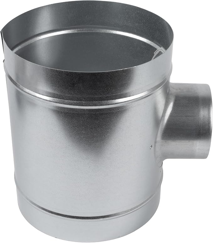 8" Inch to 4" Inch Branch T-Shape Ducting Splitter - Image 2
