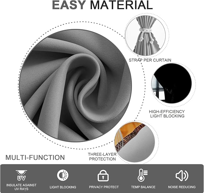 Self Adhesive Curtains, No Drilling Rodless Design - Image 5