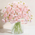 Alupssuc 30Pcs Ranunculus Artificial Flowers Faux Silk Mini Flowers Indoor | by Alupssuc