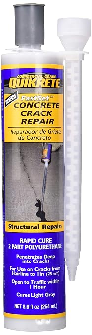QUIKRETE Companies 865069 8.6 oz Fast Set Concrete Epoxy Repair by Quikrete