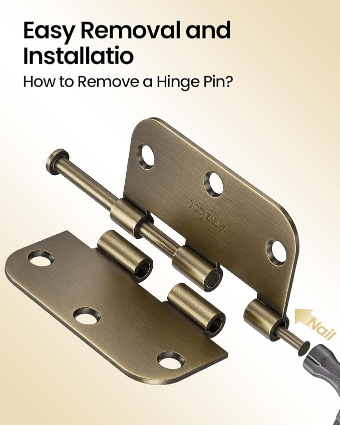 Atique Brass Door Hinges - Image 4