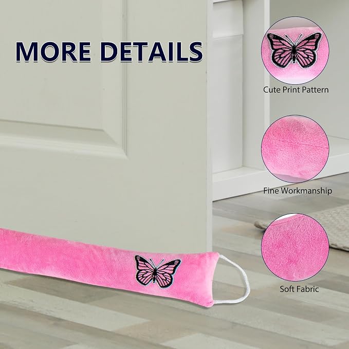 Decorative Weighted Under Door Draft Stopper 36 Inch, Heavy Duty Door Draft - Image 5