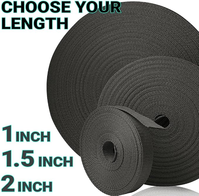 Webbing Strap, 3/4" to 2", 10-50 Yds, EDC gear, backpack repair and pet dog - Image 9