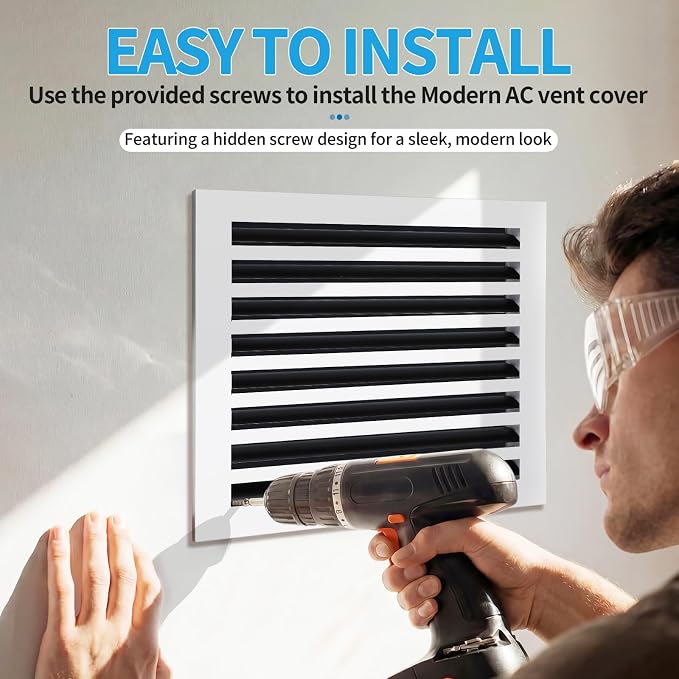 16x16 Modern AC Vent Cover, Decorative Air Vent Register Grille - Image 4