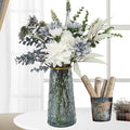 Fake Flowers in Vase, Faux Flowers in Vase, Table Centerpieces by LEFTOVER