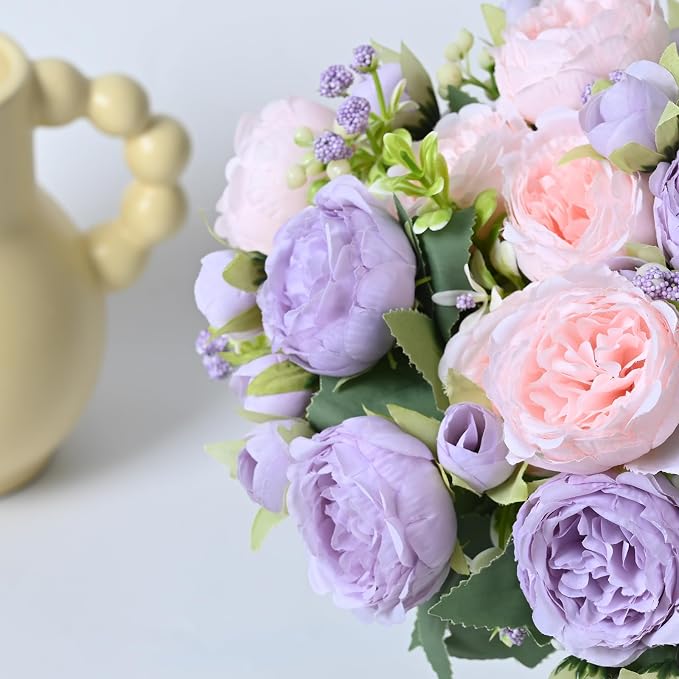 4 Packs Peonies Artificial Flowers - Image 7