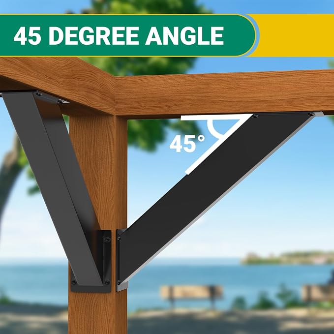 2pcs 45 Degree Angle Support Bracket - Image 4