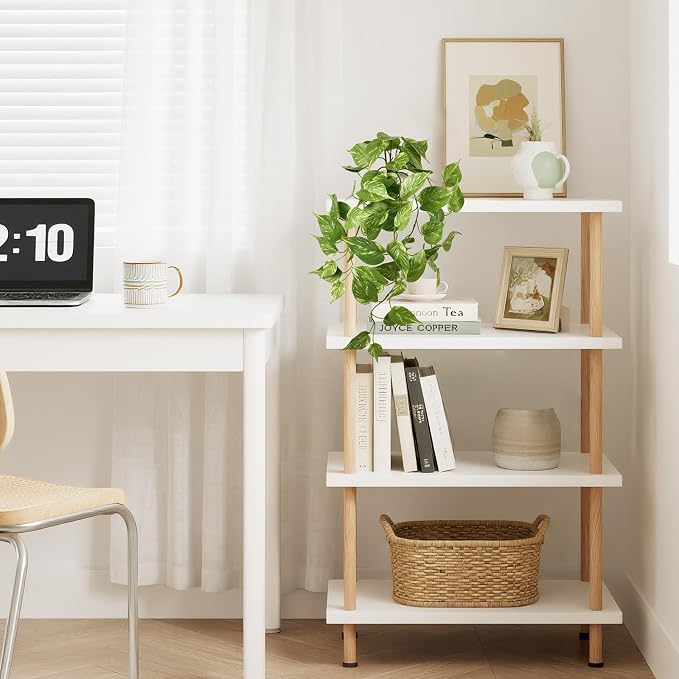 Mkono Fake Hanging Plants with Ceramic Pot, Realistic Greenery Look, Modern - Image 2