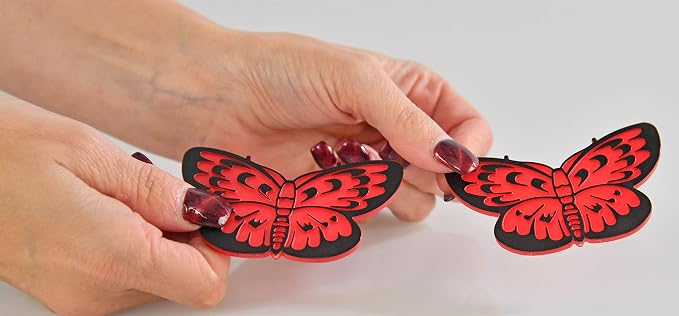 HOME-X 3D Butterfly Screen Patches, Mesh Door Repair Kit, Decorative Patch Set - Image 7
