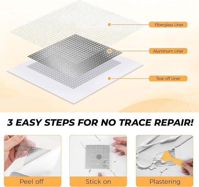 Drywall Patches, 2/4/6/8 Inch Drywall Repair Patches - Image 6