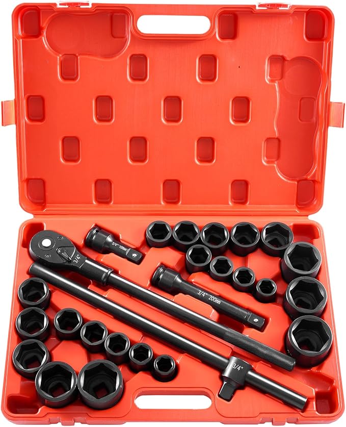 VEVOR Impact Socket Set, 3/4 Inches Socket Assortment, Drive Socket Set Impact - Image 11