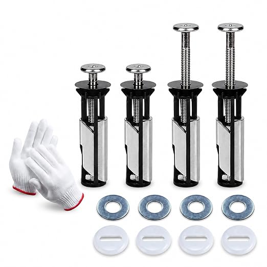 Heavy Duty Toilet Seat Fastener Bolt Kit, Universal Toilet Seat Bolts Kit by Unknown