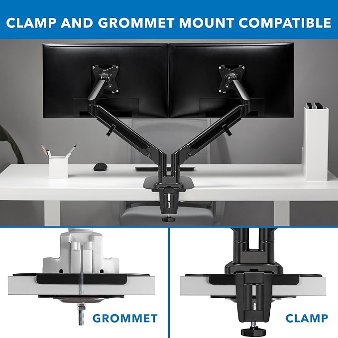 Mount-It! Monitor Mount Reinforcement Plate, Steel Desk Protector - Image 8
