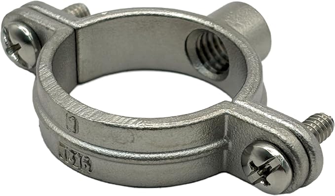 Split Ring Pipe Hanger, 316 Stainless Steel, 3/8" Rod Fitting, Marine Grade - Image 4