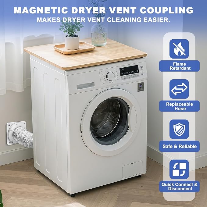 Magnetic Dryer Vent Coupling, Magnetic Dryer Vent Connector Kit - Image 7