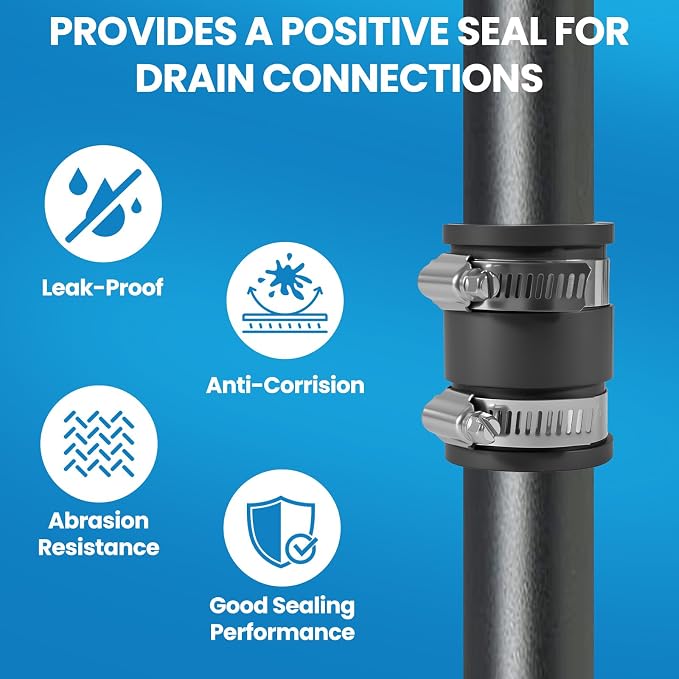 2 Pcs 1 IN Flexible PVC Pipe Coupling - Image 5