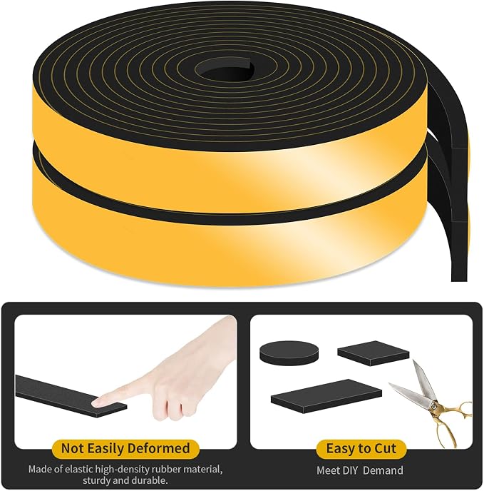 Weather Stripping Door Seal, High Density CR, 1 in x 1/4 in x 66Ft | Weather - Image 6