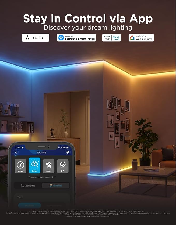 Govee RGBIC LED Strip Lights 32.8ft - Image 4