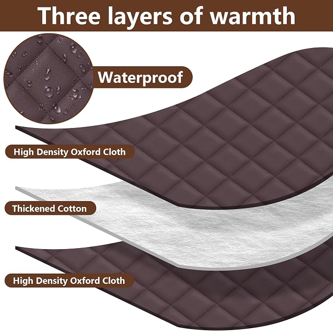 3-Layer Visible Winter Insulated Window Cover, Window Insulation Kit | 63" x - Image 3